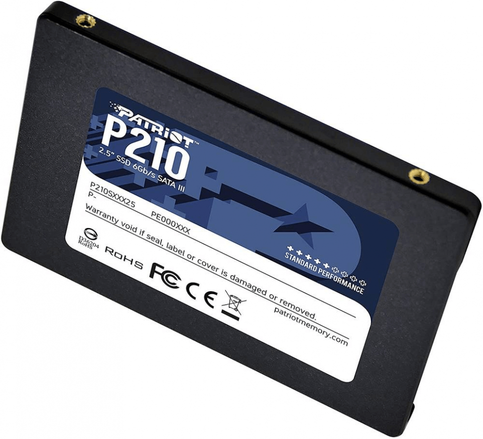 Твердотельный накопитель SSD 128 Gb SATA 6Gb/s Patriot P210 P210S128G25 2.5" 3D TLC