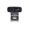 Веб-Камера, Genius, FaceCam 1000X, USB 2.0, 1280x720, 1.0Mpx, Микрофон, Крепление: зажим,Чёрный