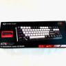 Механическая клавиатура DARK ALIEN K710 RGB, 71-keys, RU+ENG, черно-белый