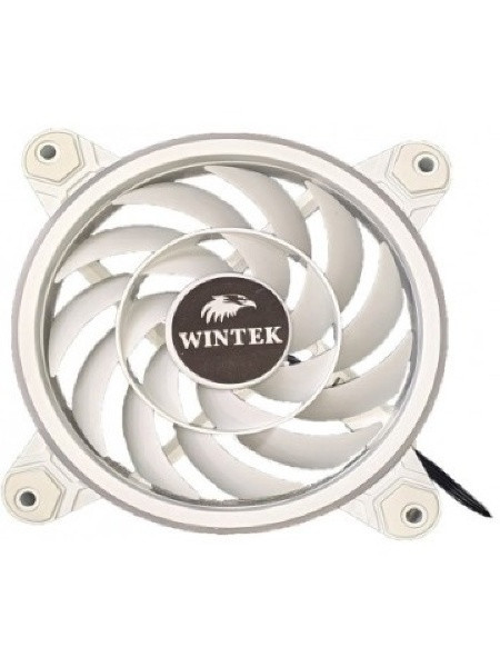 Вентилятор для корпуса Wintek M16-W-12 ARGB, 120mm, 1100rpm, White, ARGB, 6 pin