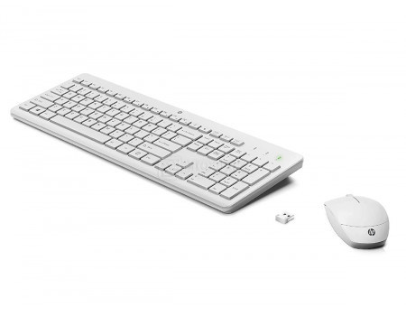 Клавиатура и мышь HP 3L1F0AA 230 Wireless Mouse and Keyboard Combo (White) RUSS