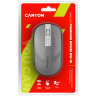 CANYON MW-18, 2.4GHz Wireless Rechargeable Mouse with Pixart sensor, 4keys, Silent switch for right/left keys,DPI: 800/1200/1600, Max. usage 50 hours for one time full charged, 300mAh Li-poly battery, Dark grey, cable length 0.6m, 116.4*63.3*32.3mm,