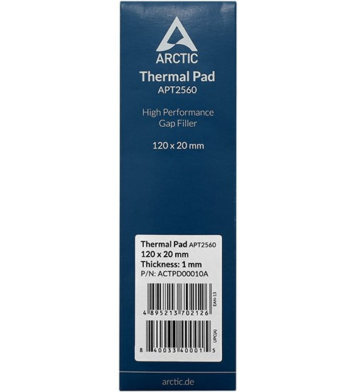Термопрокладка Arctic Cooling Thermal pad ,heatsink compound, 120x20x1.0mm