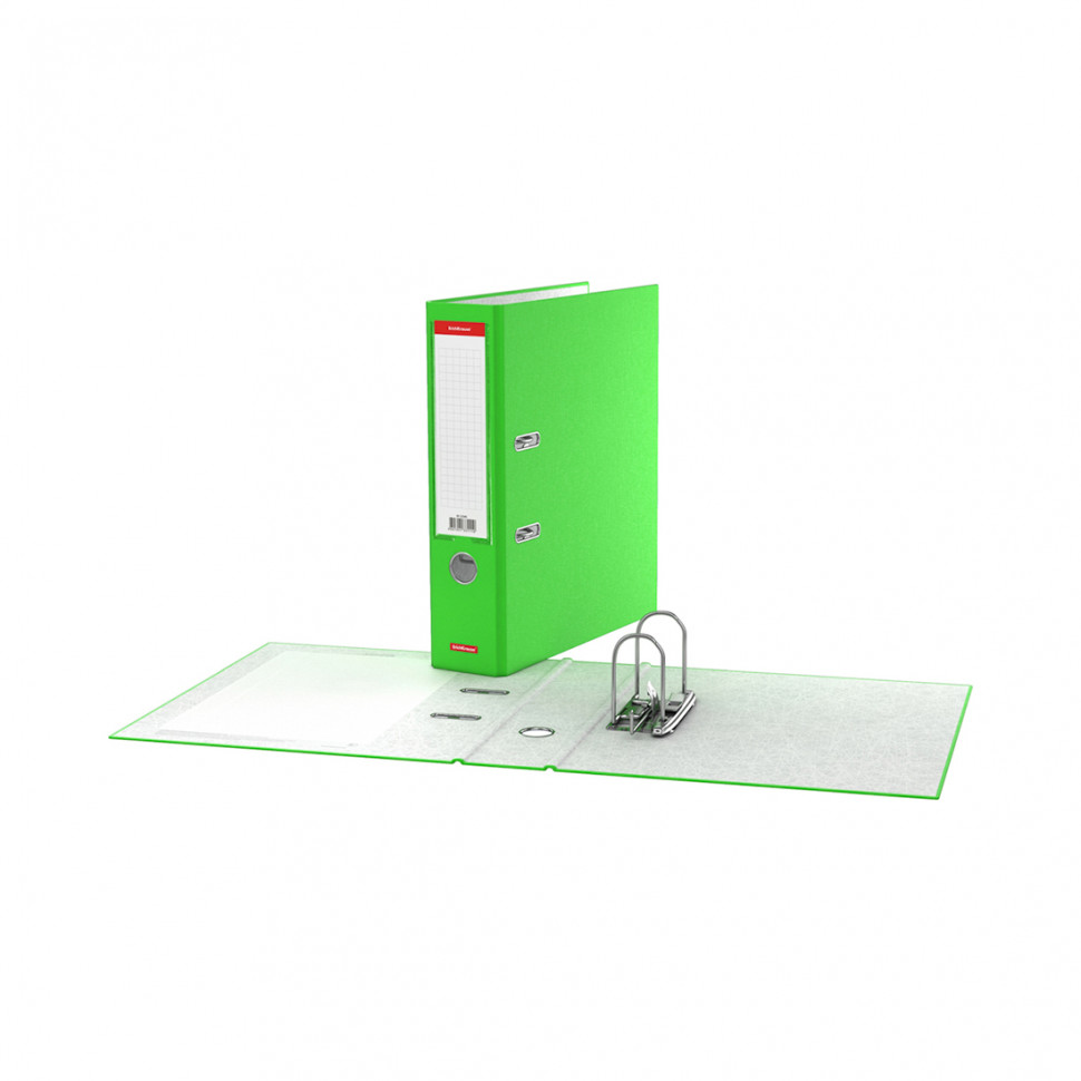 Папка–регистратор с арочным механизмом ErichKrause®, Neon, А4, 70 мм, зеленый