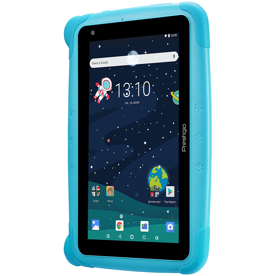 Prestigio Smartkids, PMT3197_W_D_BE, wifi, 7" 1024*600 IPS display, up to 1.3GHz quad core processor, android 10 (go edition), 1GB RAM+16GB ROM, 0.3MP front+2MP rear camera,2500mAh battery