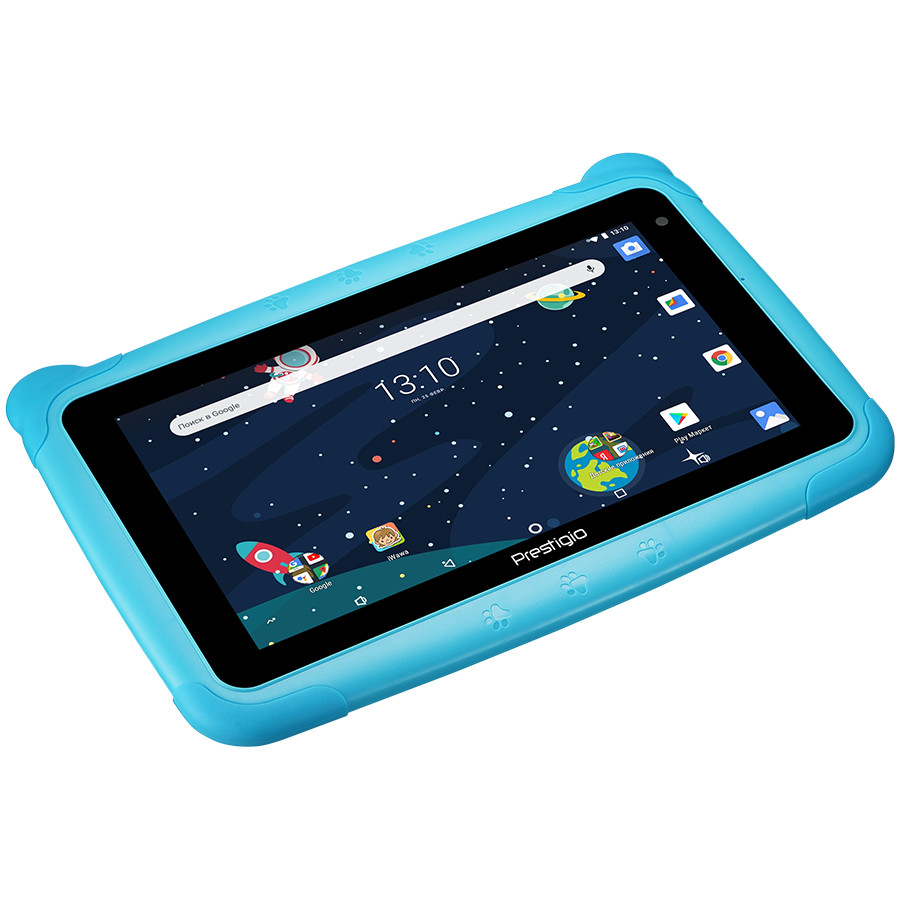 Prestigio Smartkids, PMT3197_W_D_BE, wifi, 7" 1024*600 IPS display, up to 1.3GHz quad core processor, android 10 (go edition), 1GB RAM+16GB ROM, 0.3MP front+2MP rear camera,2500mAh battery
