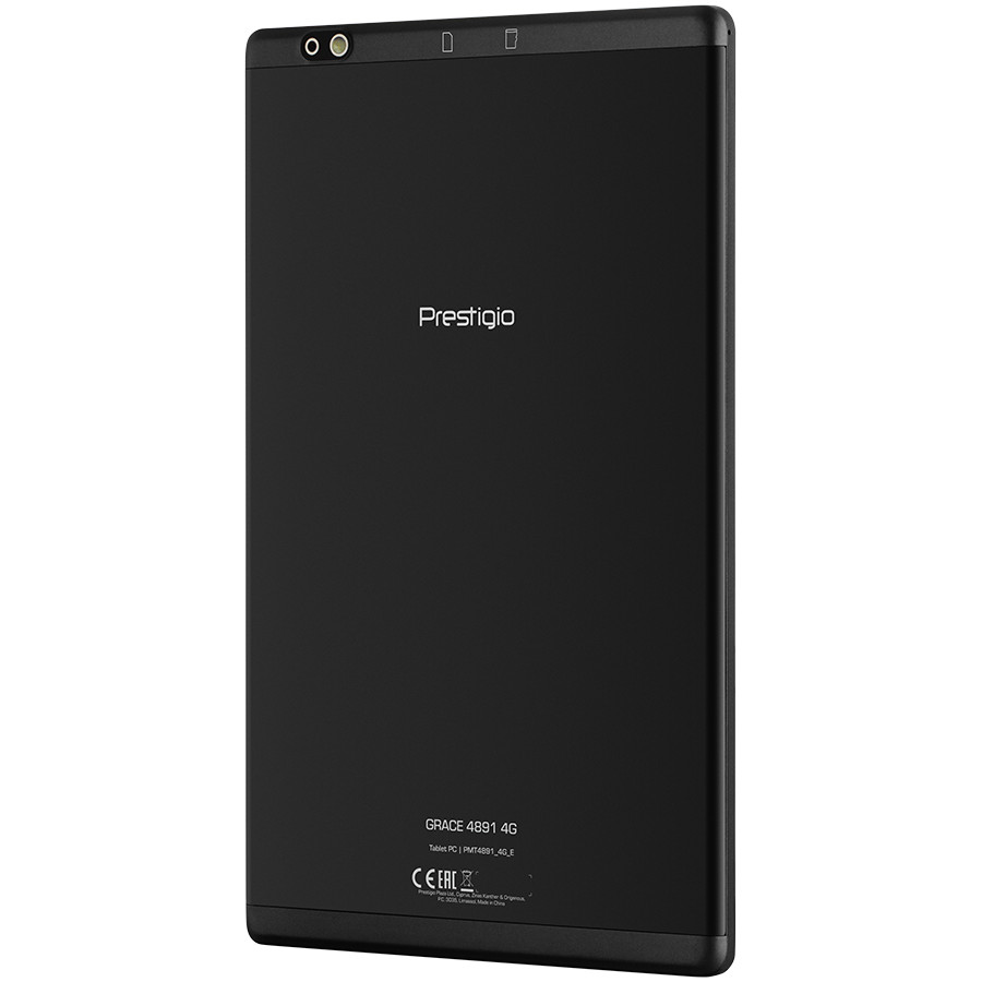 prestigio grace 4891 4G, PMT4891_4G_E, Single SIM card, have call function, 10.1"(800*1280) IPS on-cell display, 2.5D TP, LTE, up to 1.6GHz octa core processor, android 9.0, 3G+32GB, 0.3MP+2MP, 5000mAh battery