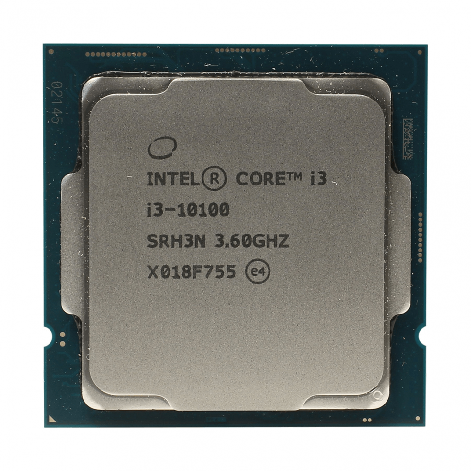 Процессор Intel Core i3-10100 Comet Lake (3600MHz, LGA1200, L3 6Mb), oem