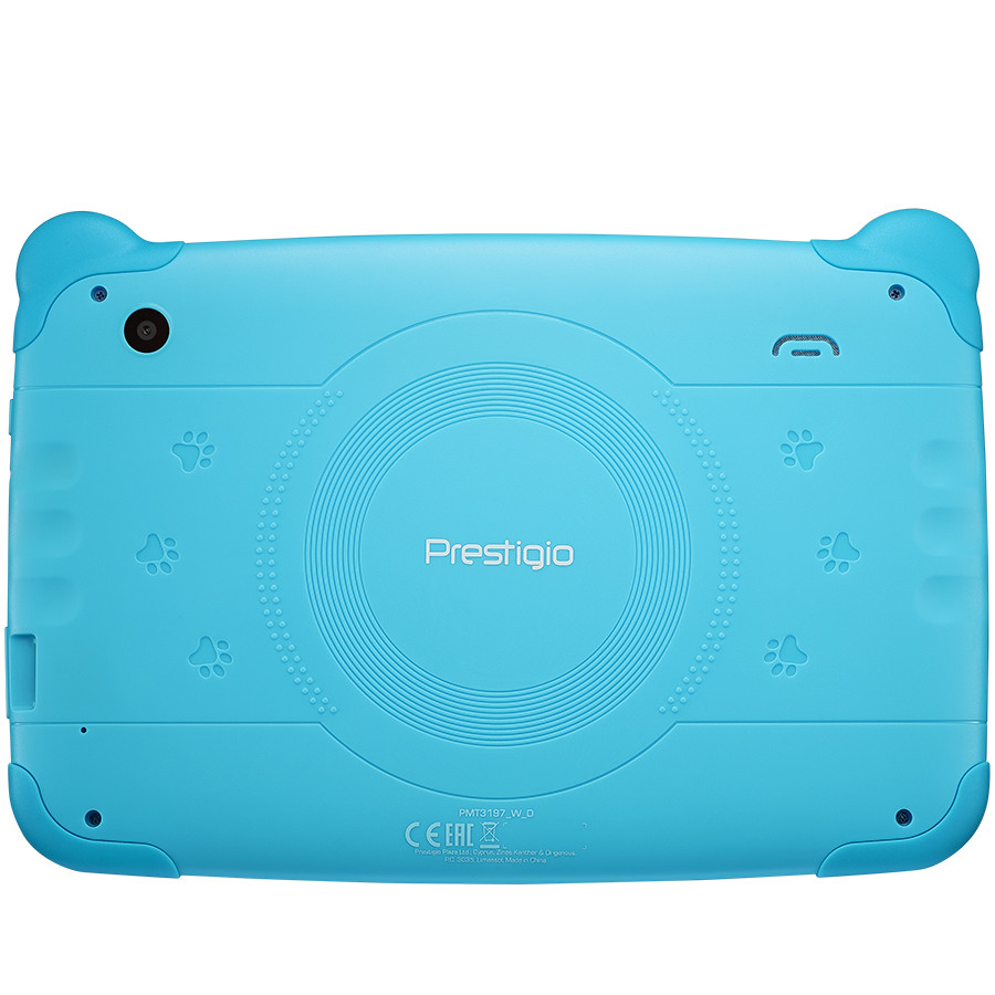 Prestigio Smartkids, PMT3197_W_D, wifi, 7" 1024*600 IPS display, up to 1.3GHz quad core processor, android 8.1(go edition), 1GB RAM+16GB ROM, 0.3MP front+2MP rear camera, 2500mAh battery