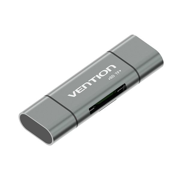 Картридер Vention USB 3.0, Multi-Function card reader, Gray, Metal type. CCHH0