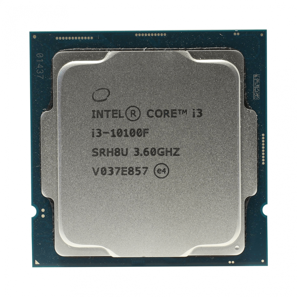 Процессор Intel Сore i3-10100F, oem (Comet Lake, 4.3), 4C/8T, 6 MB L3, 65W, Socket1200