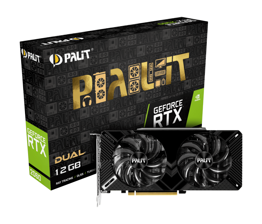 Видеокарта Palit GeForce RTX 2060 DUAL 12GB
