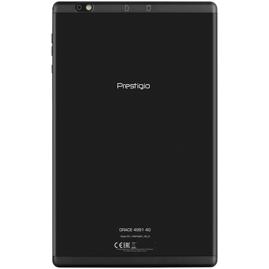 prestigio grace 4991 4G, PMT4991_4G_D, Single SIM card, have call function, 10.1"(800*1280) IPS on-cell display, 2.5D TP, LTE, up to 1.6GHz octa core processor, android 9.0, 2G+16GB, 0.3MP+2MP, 5000mAh battery
