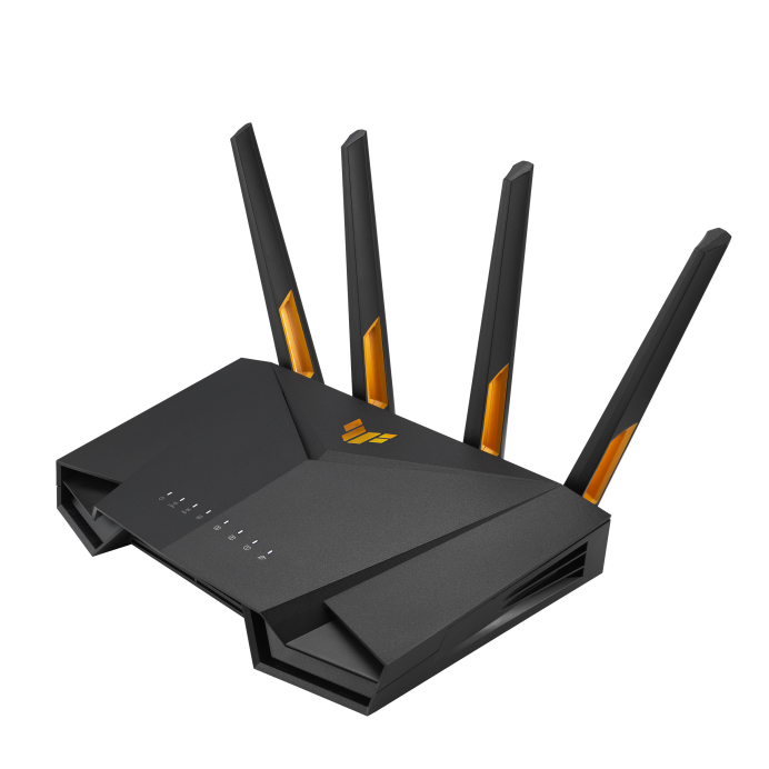 Wi-Fi Роутер ASUS TUF Gaming AX3000 V2,Wi-Fi 6, 802.11ax, 2.4GHz/5GHz, AiMesh,1xWAN, 4xGLAN, USB 90IG0790-MO3B00