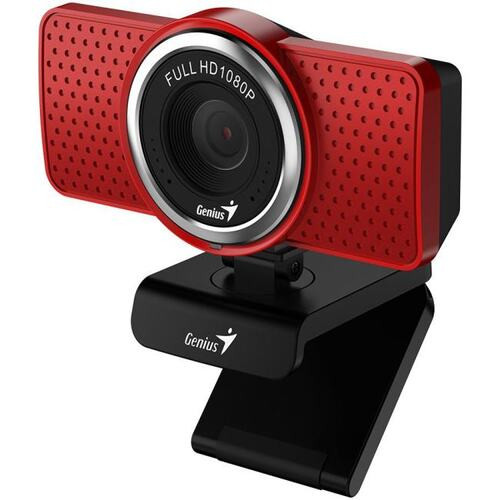 Камера Genius ECam 8000 Genius, Full HD 1080p,  30 кадров, 360°, MIC, красный 32200001407