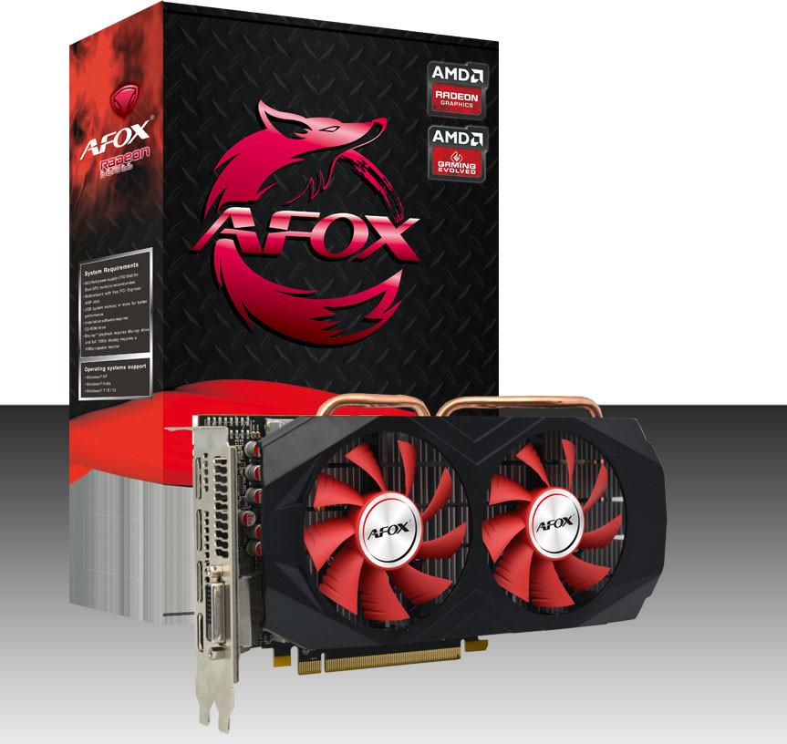 Видеокарта Afox AMD RX580 8GB