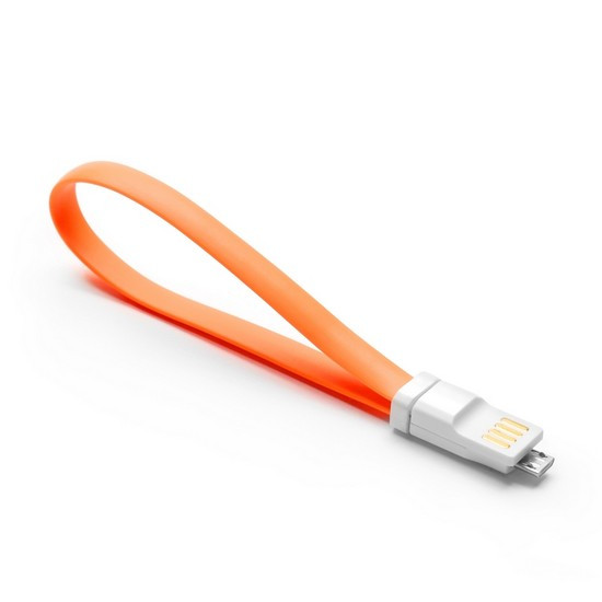 Интерфейсный кабель MICRO USB Xiaomi 20cm Оранжевый