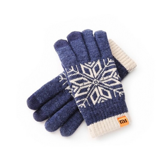 Зимние перчатки Xiaomi для сенсорных экранов Синий
