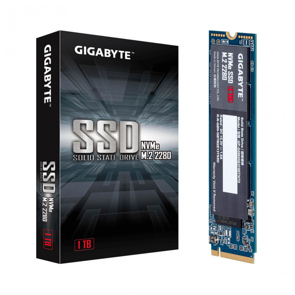 Твердотельный накопитель внутренний Gigabyte GP-GSM2NE3100TNTD 1TB M.2 PCI-E 3.0x4