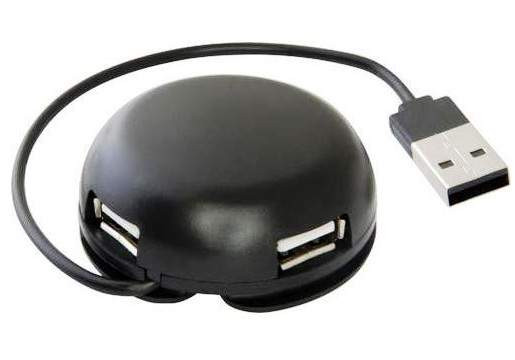 4-портовый мини-разветвитель USB 2.0 Defender Quadro Light