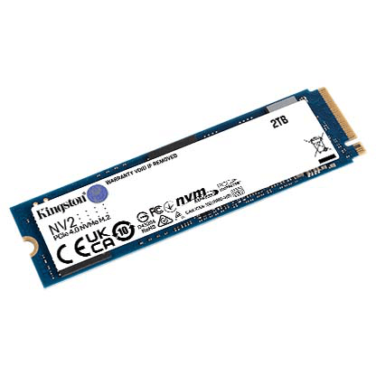 Твердотельный накопитель SSD Kingston NV2 2TB M.2 2280 NVMe PCIe 4.0, Read Up to 3500, write Up to 2800, SNV2S/2000G