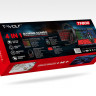 Игровой набор T-WOLF TF800, Подсветка 4в1 клавиатура+мышь+коврик+гарнитура