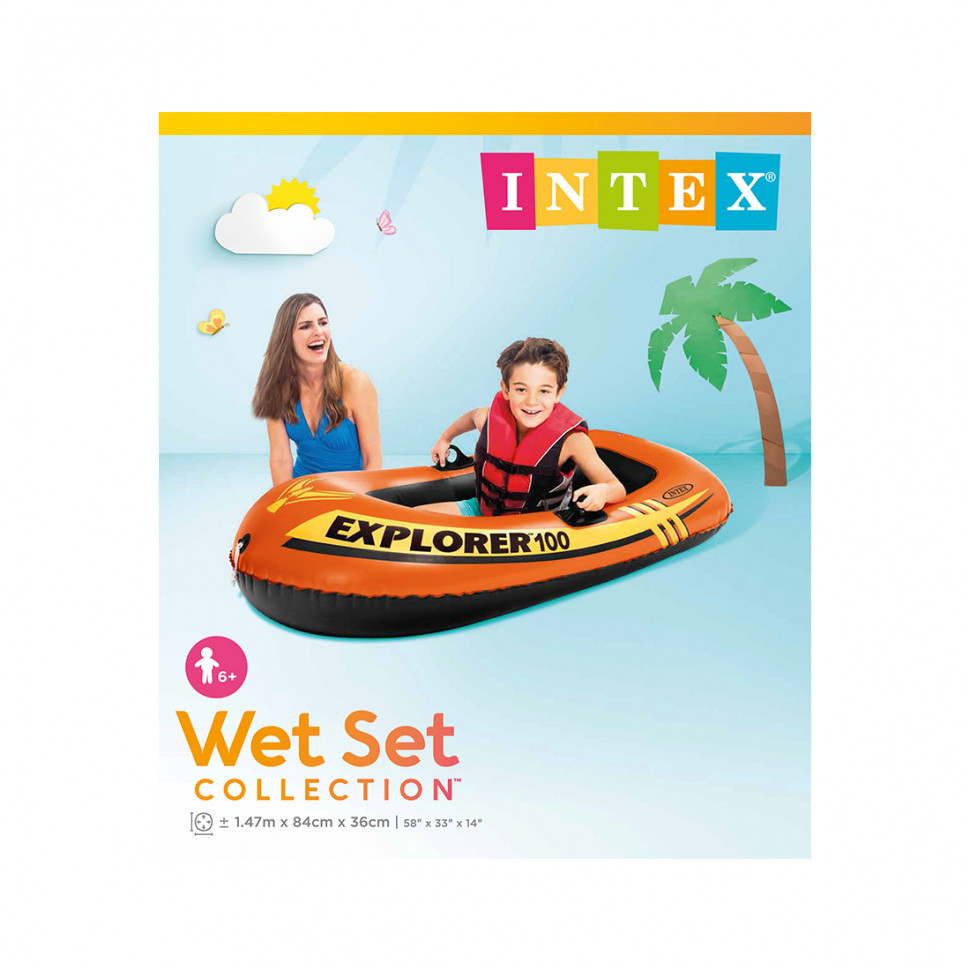 Лодка надувная Intex 58329NP