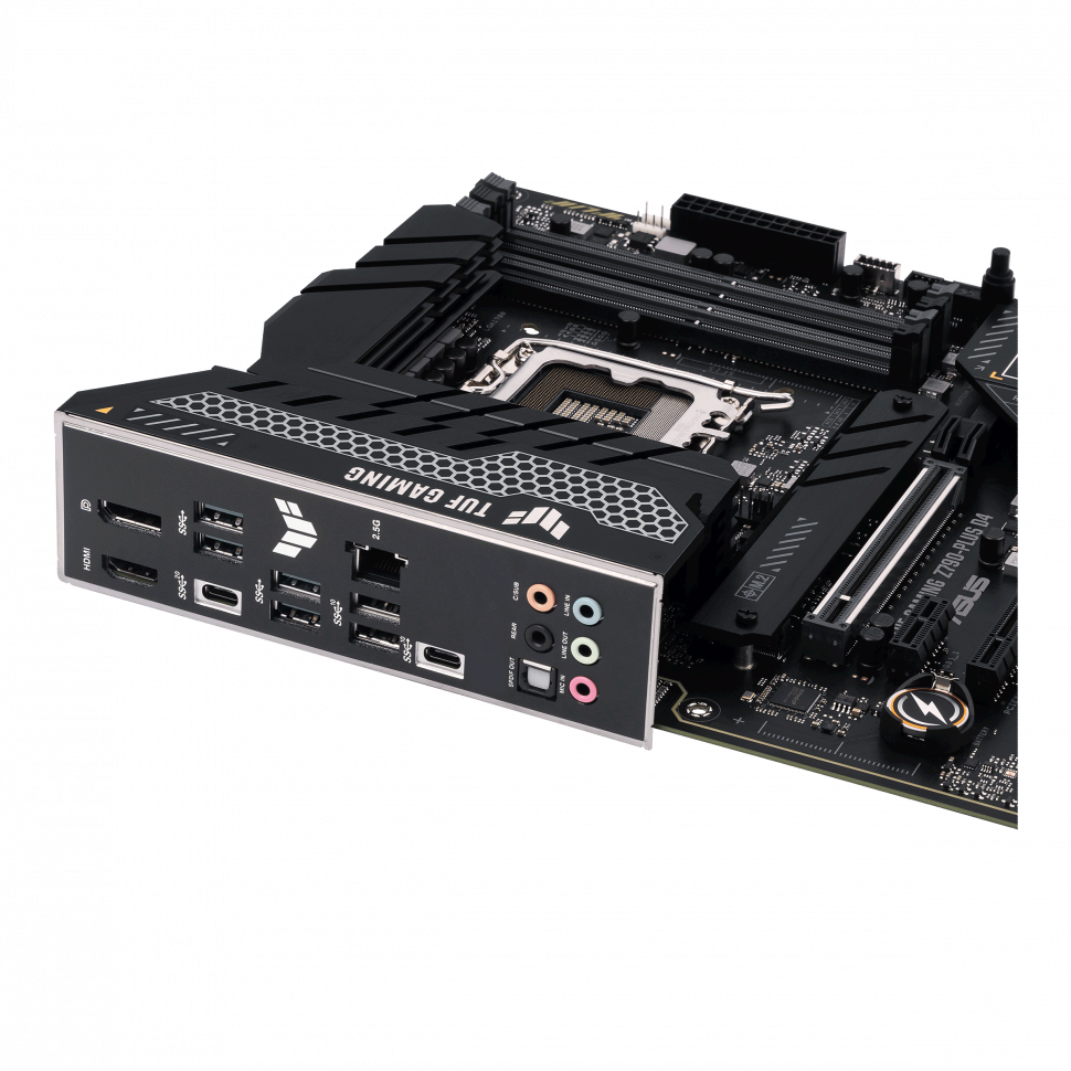 Сист. плата ASUS TUF GAMING Z790-PLUS D4,Z790,1700,4xDIMM DDR4,2xPCI-E x16,2xPCIe x1,PCIe x4,4xM.2,4xSATA,HDMI,DP,BOX