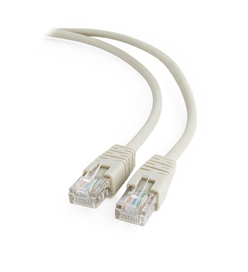 Патч-корд Cablexpert PP12-5M, серый ,Cable Patch cord UTP 5e-Cat 5 m