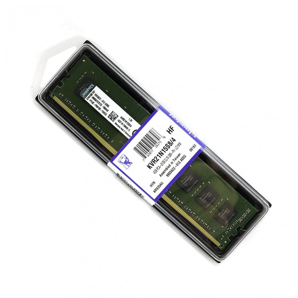 Модуль памяти Kingston KVR21N15S8/4 DDR4 4 GB DIMM <PC4-17066/2133MHz>