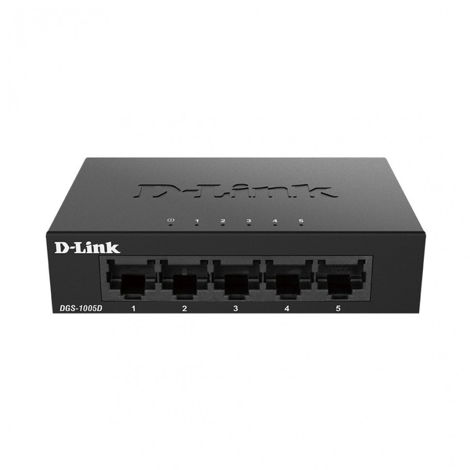 Сетевой коммутатор D-Link DGS-1005D/J2A ,Switch 5 port 10/100/1000 Mbit, Auto MDI/MDI-X, desktop, ex