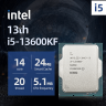 Процессор Intel Core i5-13600KF Raptor Lake (2500MHz, LGA1700, L3 20Mb), oem