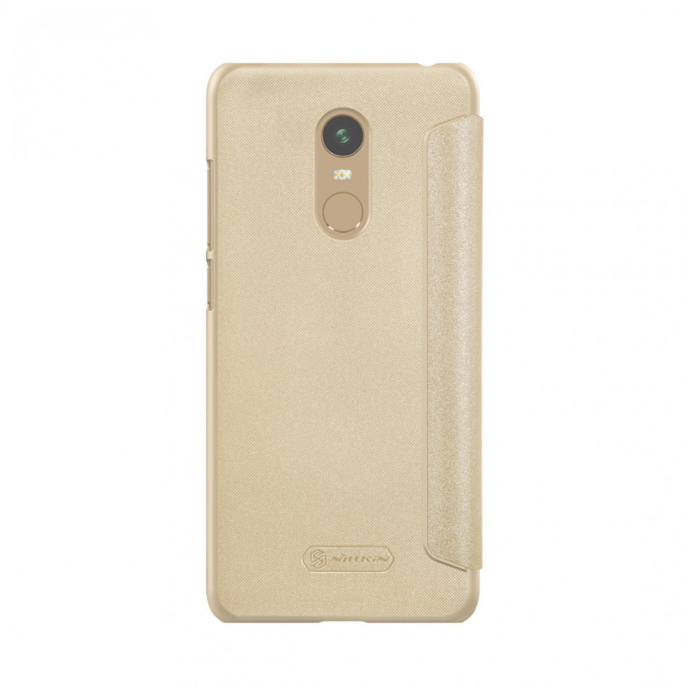 Чехол для телефона NILLKIN для Redmi 5 Plus (Sparkle Leather Case) Книжка Золото
