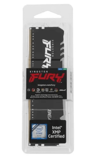 ОЗУ Kingston Fury Beast RGB 8Gb 5200MHz DDR5 DIMM, CL40, 1.1v, KF552C40BBA-8
