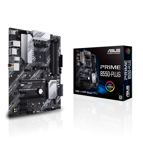 Материнская плата ASUS PRIME B550-PLUS, B550, AM4, 4xDIMM DDR4