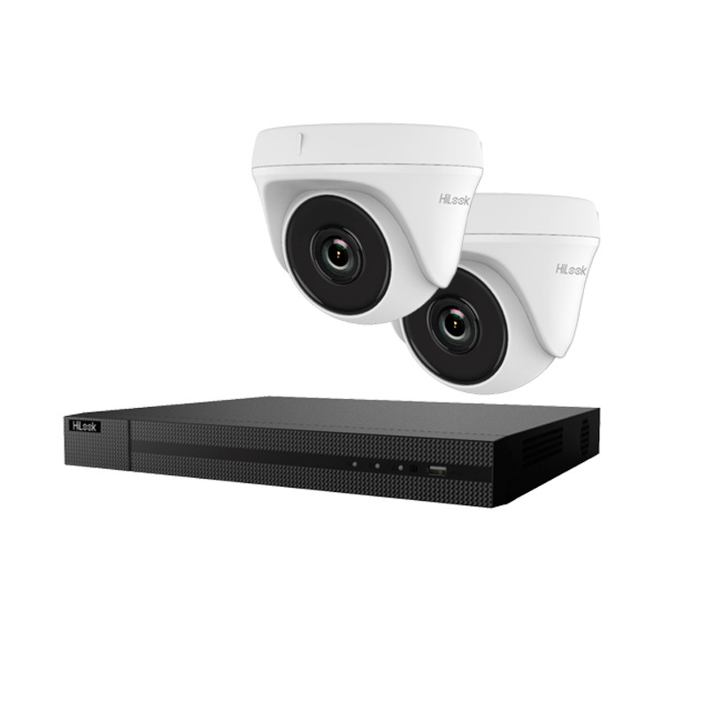Видеорегистратор HiLook DVR-204U-K1 4-канальный +2 шт видеокамеры THC-T140-P(3.6мм)