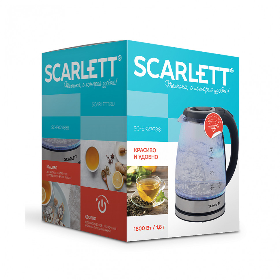 Электрический чайник Scarlett SC-EK27G88