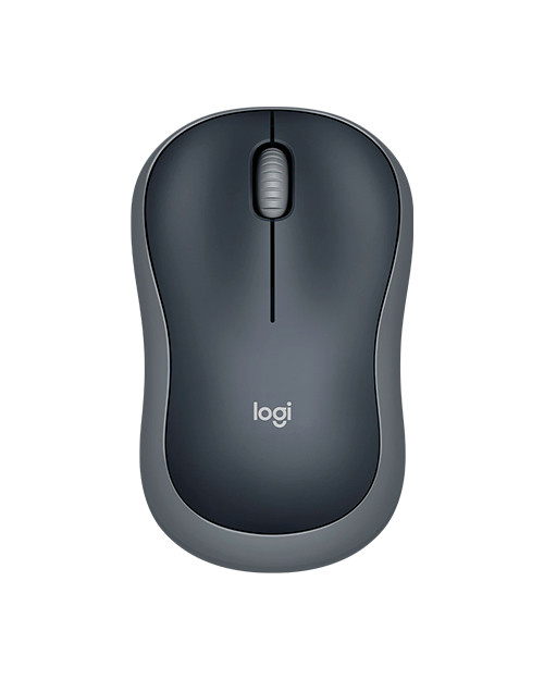 Мышь компьютерная  Mouse wireless LOGITECH M185, Grey