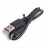 Интерфейсный кабель Awei USB-A/Type-C to Type-C CL-113T 2.4A/5A 30cm Чёрный