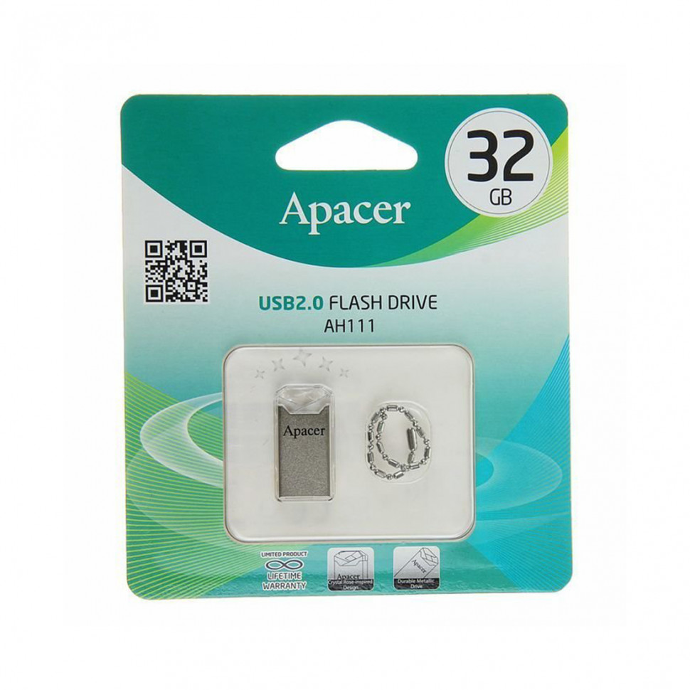 USB-накопитель Apacer AH111 32GB Белый