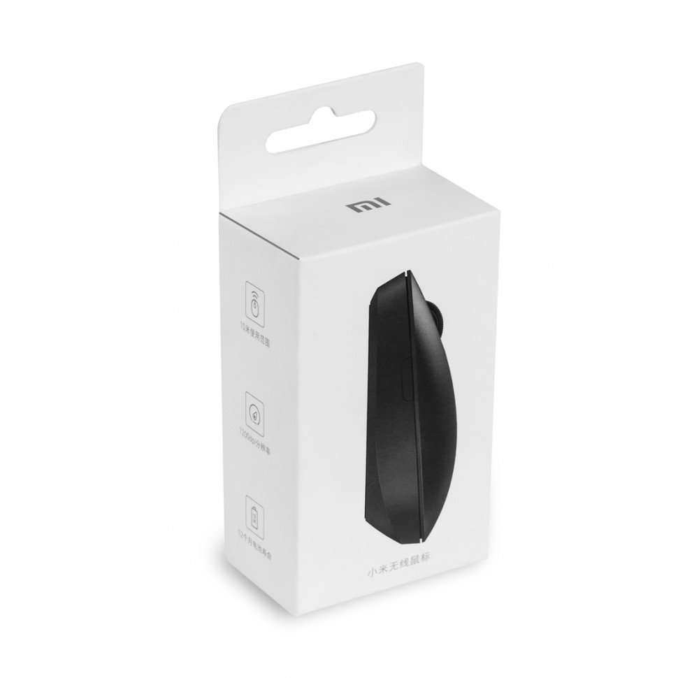 Беспроводная компьютерная мышь Xiaomi Mi Wireless Mouse (2.4ГГц) Чёрный